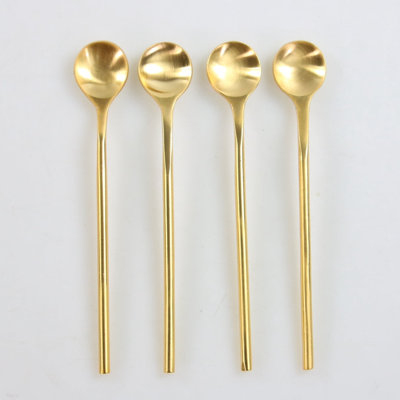 Ensemble de 4 cuillères minces Luxe