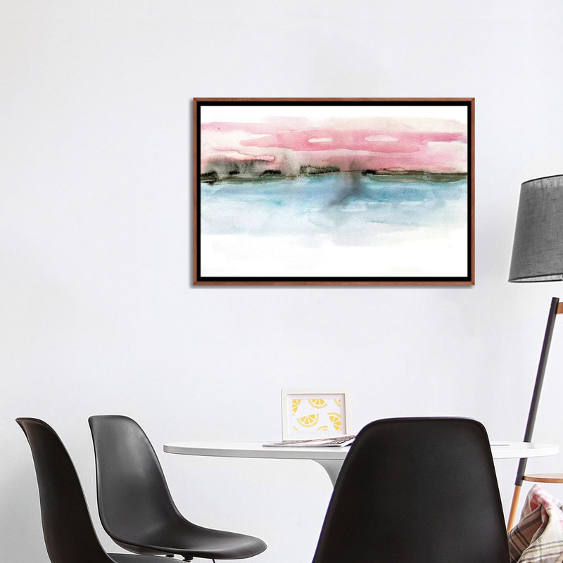 " Coastline " by Albina Bratcheva, 32" H x 48" W x 1.5" D, Wrapped Canvas