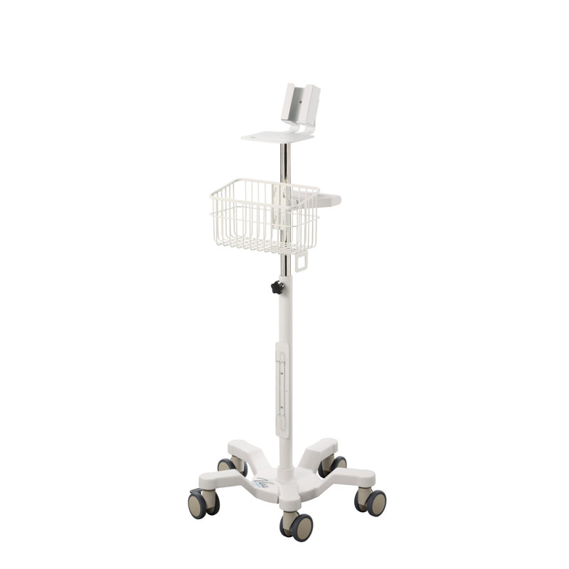 Universal Medical Mobile Cart with Compatible Covidien PM10N Series Mounting Plate