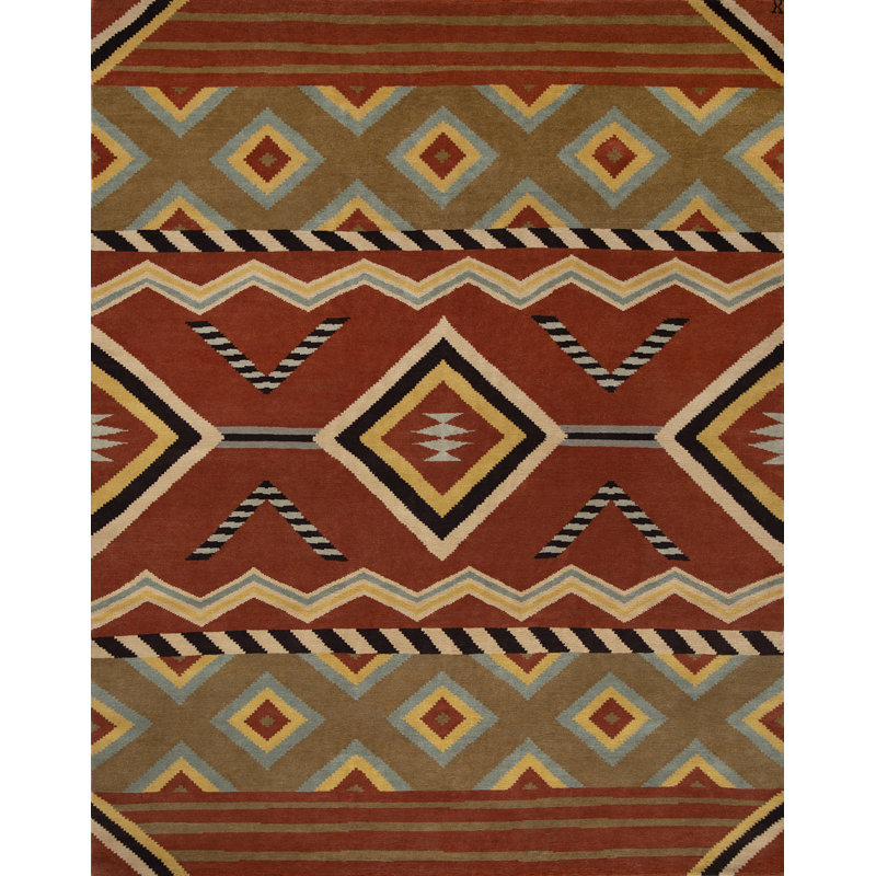 Mesa Wool Southwestern Area Rug, Rectangle 13' x 18'
