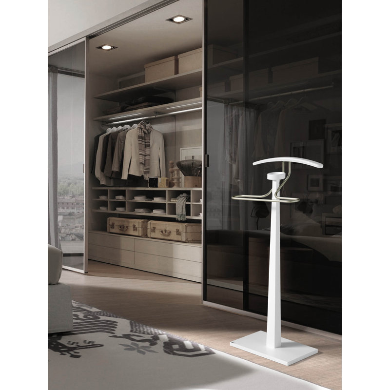 Mcallier Freestanding Valet Stand, White