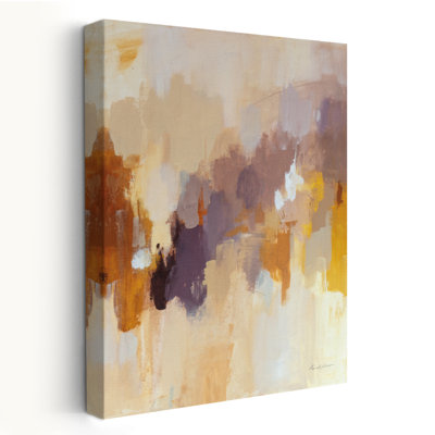 Tribal - abstrait noir brun crème
