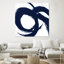 " Navy Circular Strokes II "-59885001