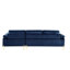 Fluery Velvet L-Shaped Sectional Reversible-479215831