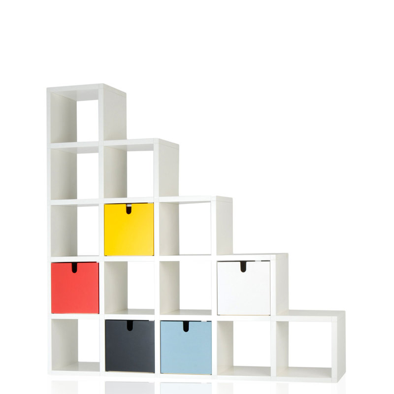 Polvara Bookcase, White