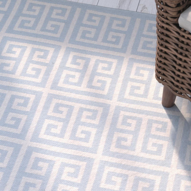 Royalton Hand Woven Cotton Geometric Rug, Rectangle 2'6" x 4'