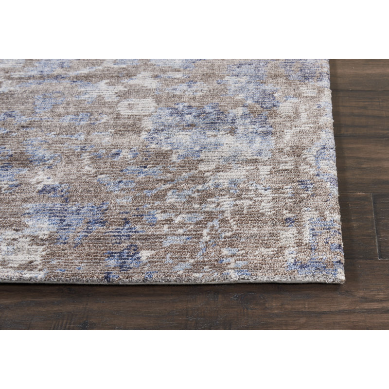 Tapis intérieur noué à la main Dehl, Tapis de couloir 2 pi 3 po x 8 pi