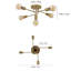 Olamon 5 - Light Dimmable Sputnik Sphere Semi Flush Mount-1891135525