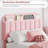Twin Size Boucle Upholstered Platform Bed with Storage Headboard & 2 Drawers - Wood Slat Bed Frame, No Box Spring Needed-1167108329
