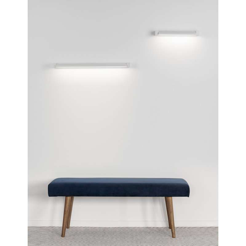 LED Flush Mounted Sconce, 4.2cm H x 40cm W x 9cm D