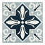 Carreau de porcelaine à motif de mur et de sol à motif cathédrale 8 po x 8 po