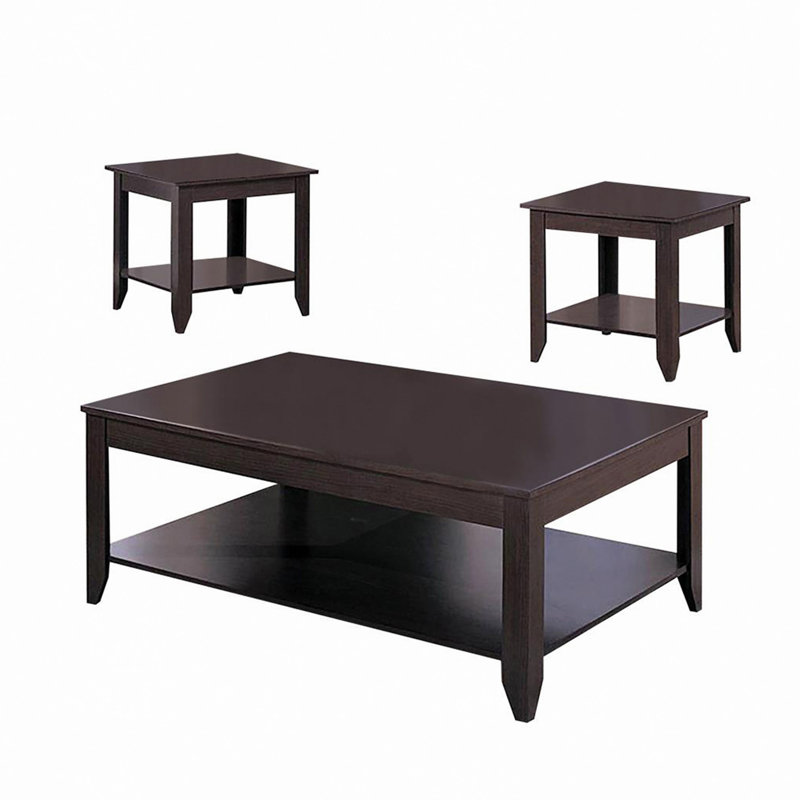 3-Piece Rectangular Coffee Table Set