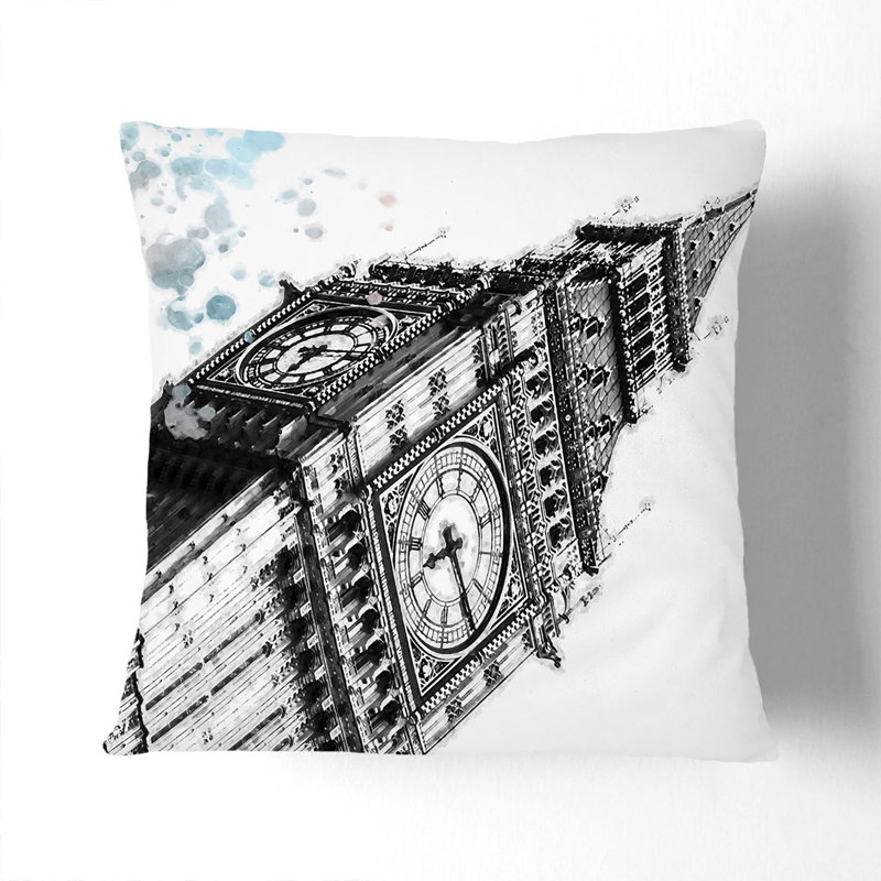 Square Throw Cushion, 40 x 40 cm, White
