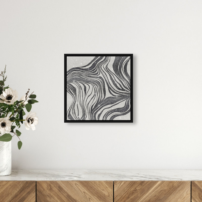 Emotional II Print by Oliver Gal, 13"H x 13"W, Black Floater Frame
