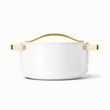 Caraway 6.5qt Iconics Nonstick Ceramic Dutch Oven, Black/Gold