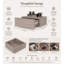 Ensemble de 2 tables de chevet murales flottantes Custer pour chambre à coucher Custer-433638255