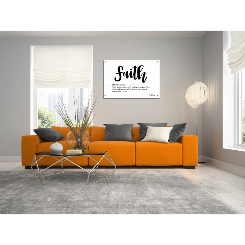 Faith - impression sans cadre, H 24 po x l 36 po x P 0,2 po