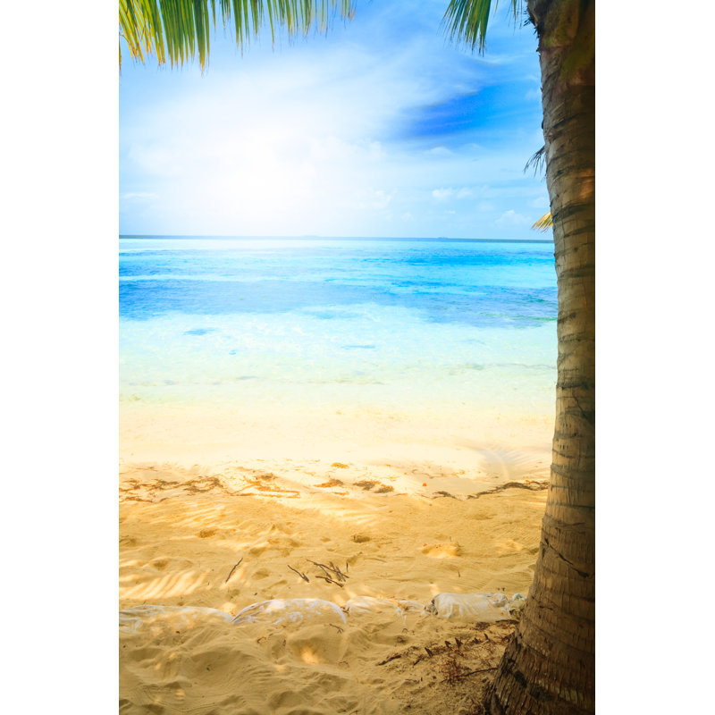 Tropical Blue Sea Water - Wrapped Canvas Print, 122cm H x 81cm W x 3.8cm D