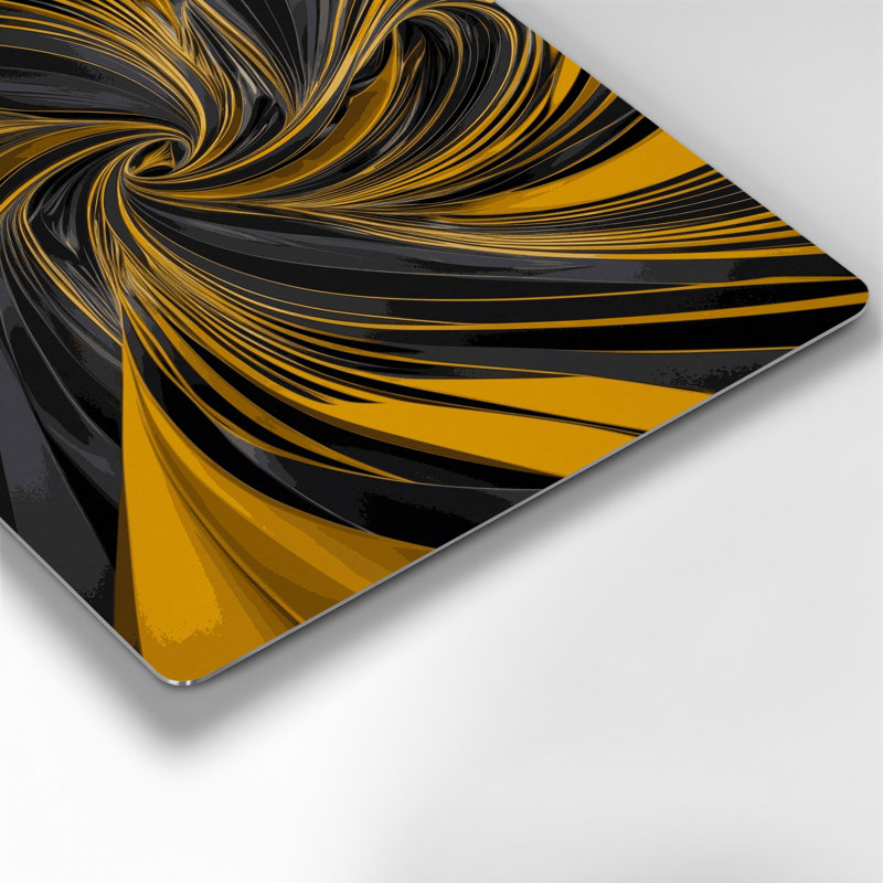 Art mural noir Op Art 69, H 11 po x l 14 po
