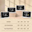 Digital Plastic / Acrylic Electric Tabletop Clock White