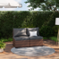 Wicker Outdoor Patio Sofa