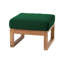 Venice Square Outdoor Teak Ottoman Patio Ottoman-1496741908