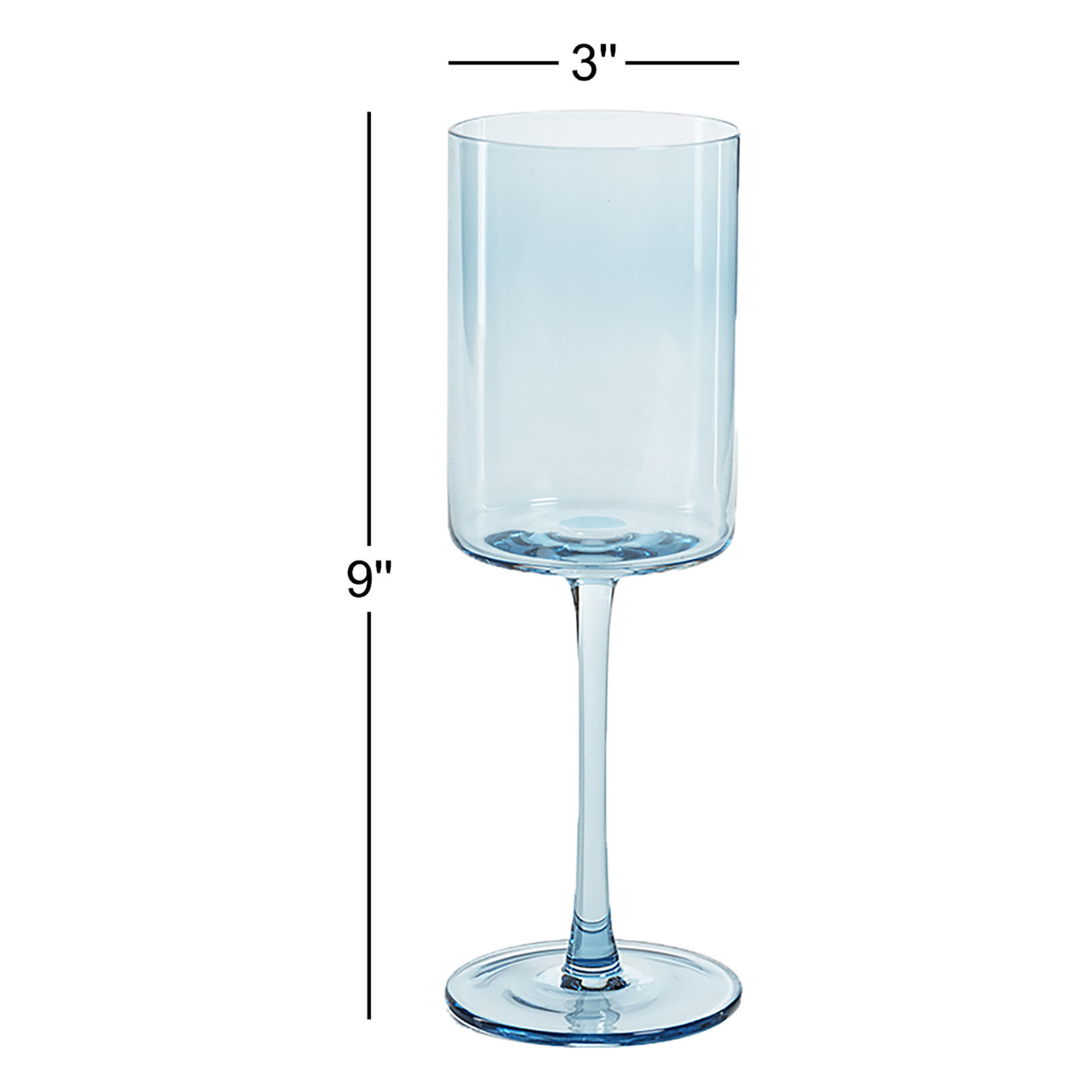 Estella Wine Glasses, Light Blue