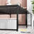 Platform Bed Frame With Large Storage Space, Reserved Holes-88635161