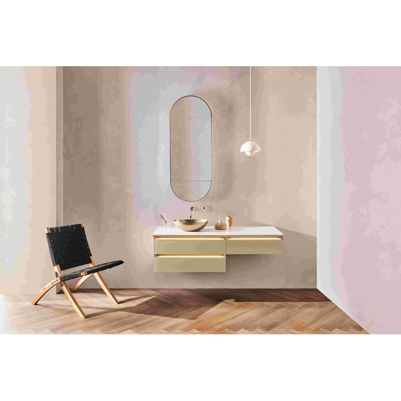 Murray Hill Recessed Framed Pill Medicine Cabinet with Electrical Outlet, Matte Black