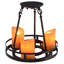 3 - Light Semi Flush Mount