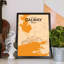Galway City Map - No Frame Print-2132859461
