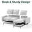 Thompson Upholstered L-Shaped Sectional Reversible-1815653671