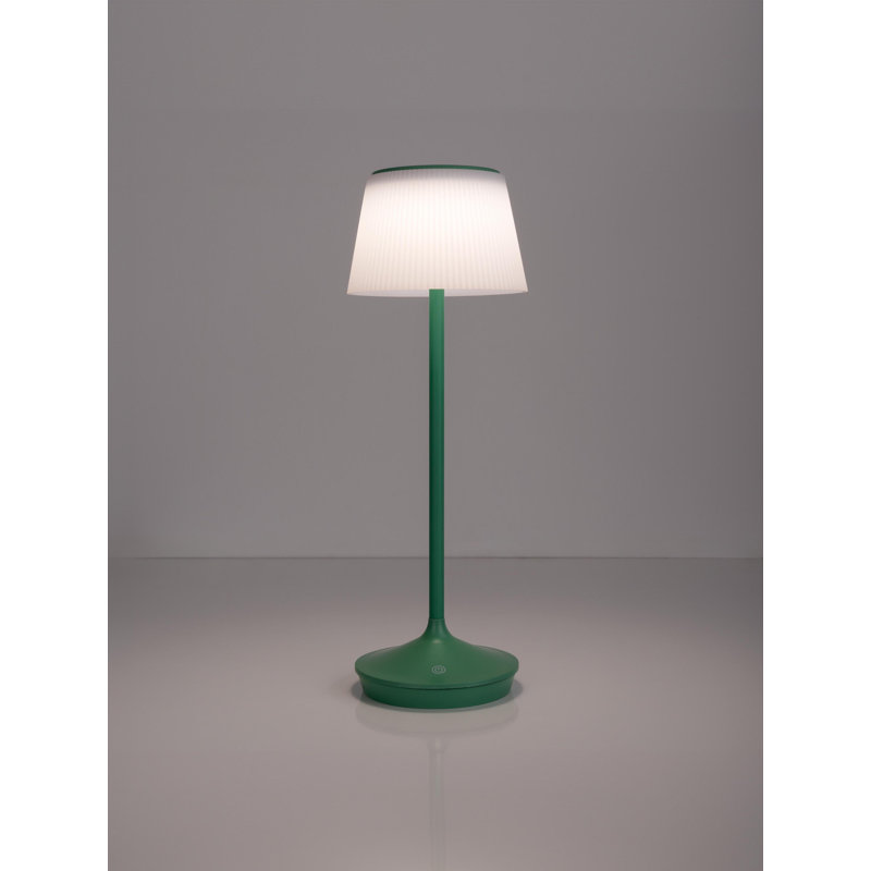 Raqual Buffet Lamp, Green/White
