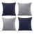 Silver/Navy