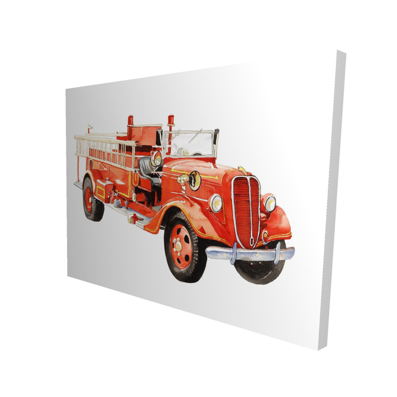 Camion de pompier rétro
