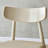 Beige Solid back side Chair(Set of 2)