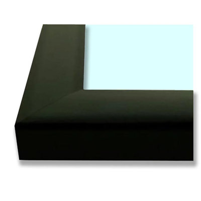 BUY ART FOR LESS Officially Licensed Jaws No Border - Framed Art Poster - 24 x 36 Inch - Sturdy Engineered Wood Frame with Plexi Glass - Ready to Hang