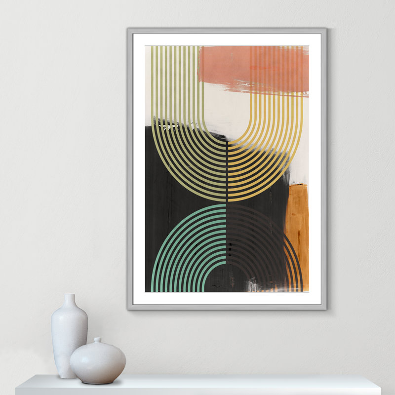 «Bolded II» par Isabelle Z, Matte Silver, 29.5'' W x 41.5'' H, Matted Print