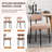 Upholstered Side Chairs with Iron Frame-1050632453