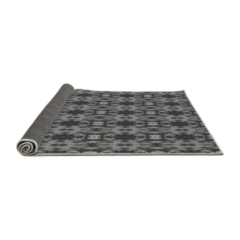 Performance Wool Ikat Indoor Rug, Round 5'