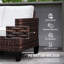 128cm Wide Straight Patio Sofa with Cushions-1208441590-1208441584