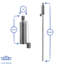 Harbour Housewares - 2x Garden Flame Torches - Metal Cylinder Design-75082584