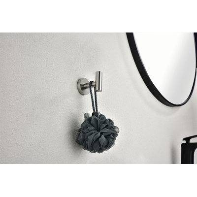 6 Piece Stainless Steel Bathroom Towel Rack Set Wall Mount