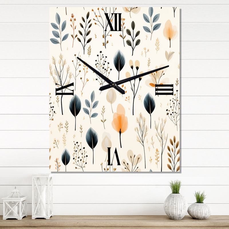 Jaramiah - Horloge murale bohémienne et éclectique, Moyen