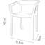 Peach Outdoor Dining Armchair-1921172716