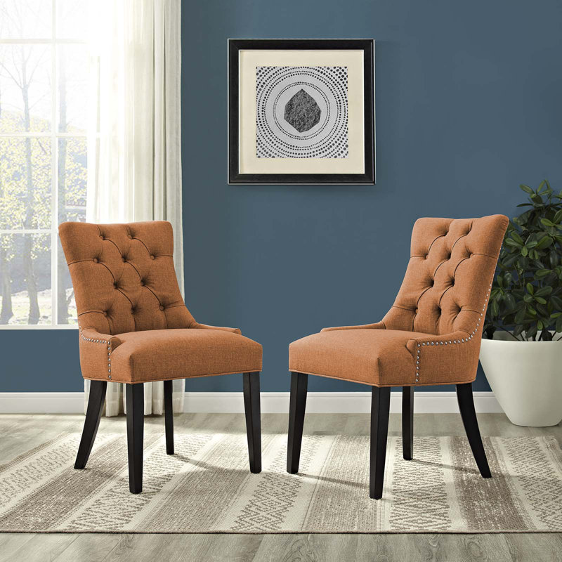 Chaise de salle à manger Regent, Orange