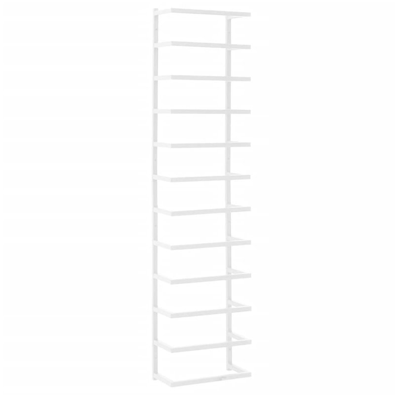 Porte-serviettes mural VidaXL, Blanc