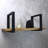 Utility 1 Piece Solid Wood Bracket Shelf