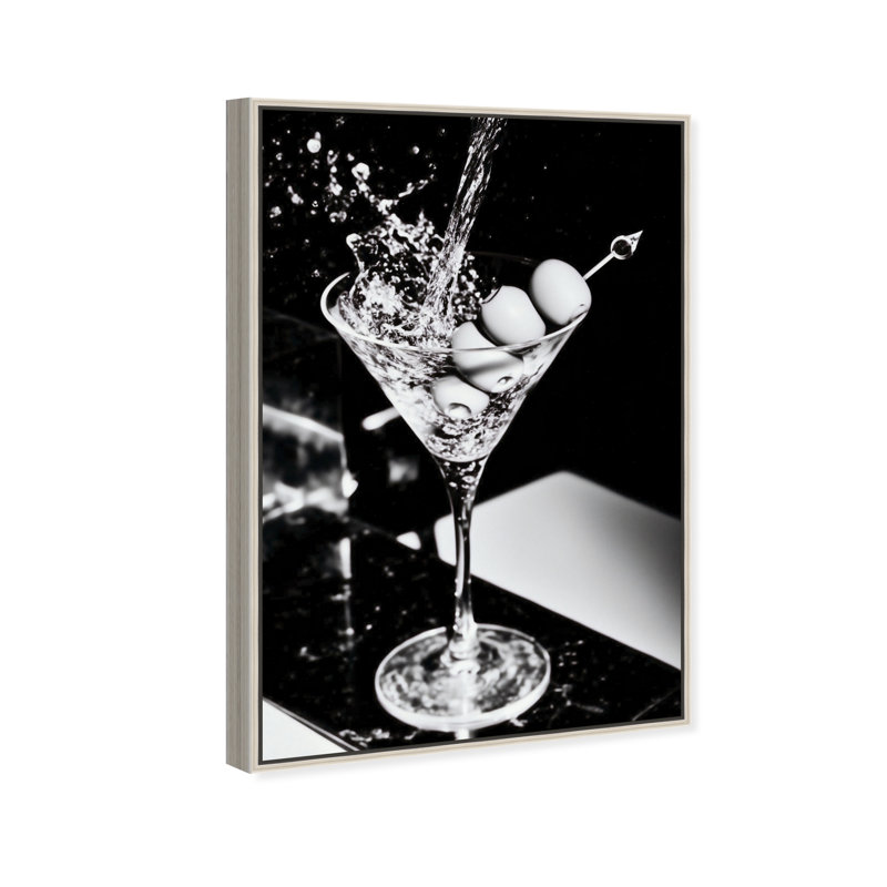 Chill Time III Print by Oliver Gal, 16"H x 11"W, Silver Floater Frame