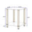 Table d'appoint en verre